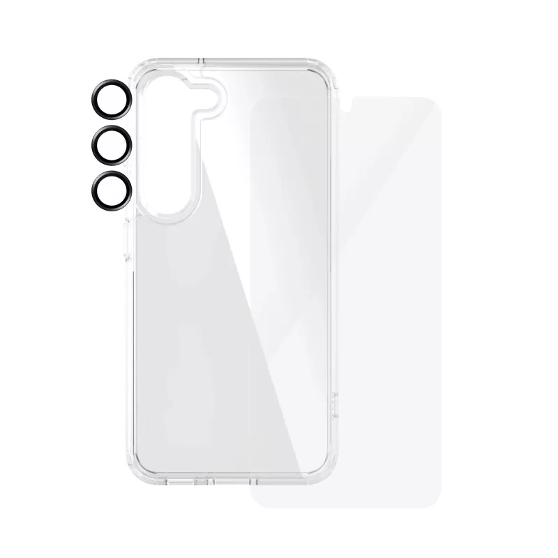PanzerGlass ® Zestaw 3-w-1 Samsung Galaxy S24 | Ultra-Wide Fit z EasyAligner
