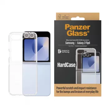 PanzerGlass ® HardCase Transparent Samsung Galaxy Z Flip6, Etui, Samsung, Samsung - Galaxy Z Flip6, Przezroczysty
