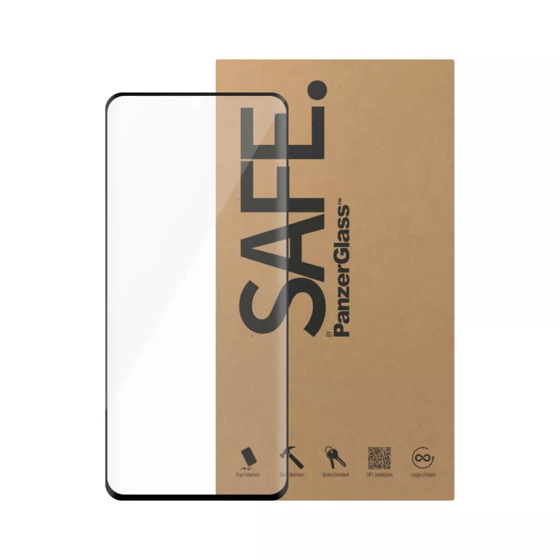 PanzerGlass SAFE. by ® Osłona ekranu z czarną ramką Samsung Galaxy S20 5G | Ultra-Wide Fit | BULK