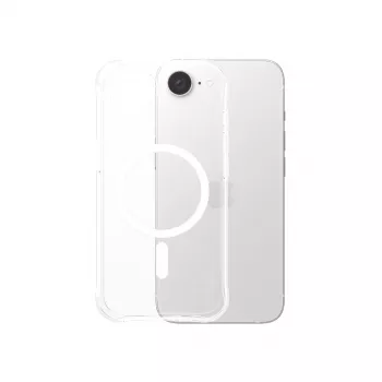 PanzerGlass CARE™ by ® Samba Case Transparent w. White Qi Kompatybilny iPhone 17e | 16e