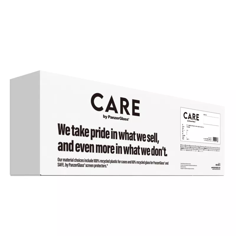 PanzerGlass CARE™ by ® Samba Case Transparent w. White Qi Kompatybilny iPhone 17e | 16e