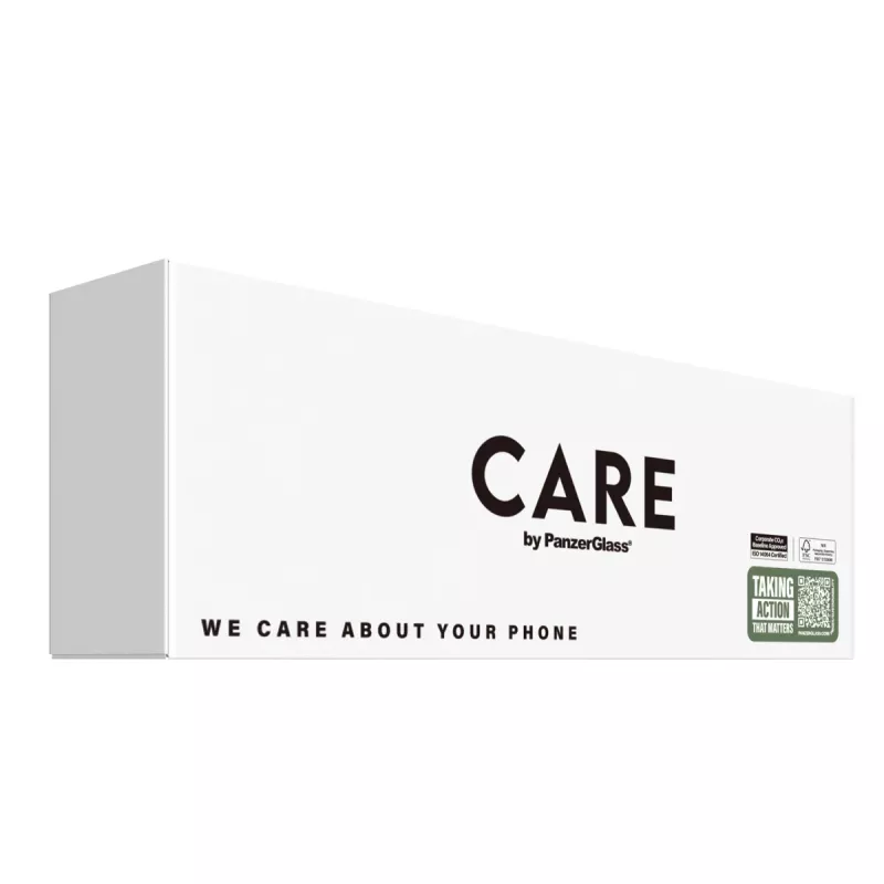 PanzerGlass CARE™ by ® Samba Case Transparent w. White Qi Kompatybilny iPhone 17e | 16e