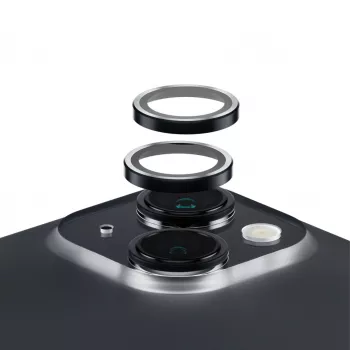 PanzerGlass ® Hoops® Osłona obiektywu aparatu Czarny iPhone 15 | 15 Plus