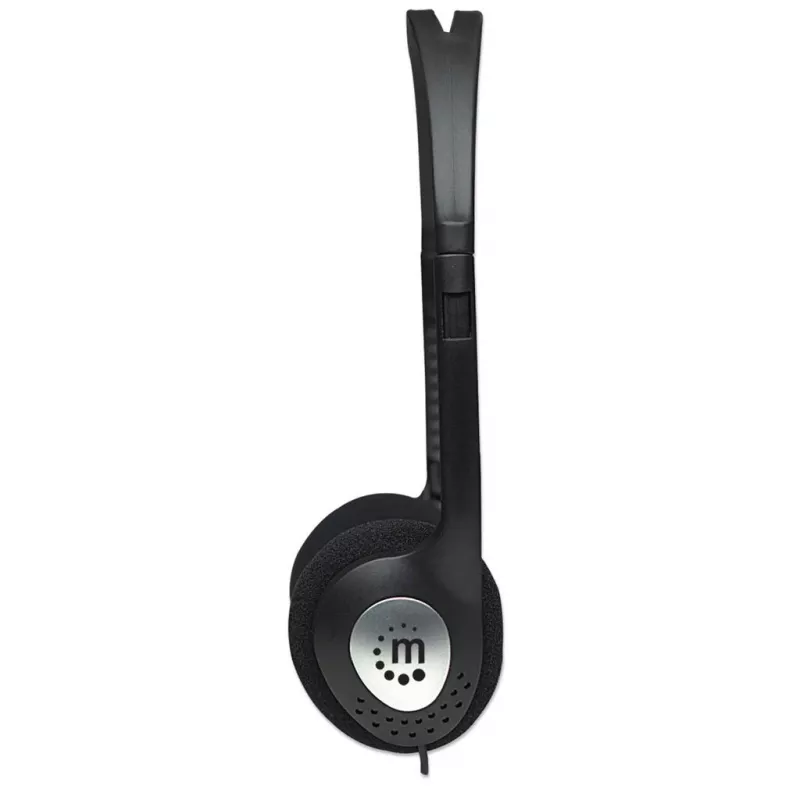 Słuchawki MANHATTAN Stereo 3.5mm czarne