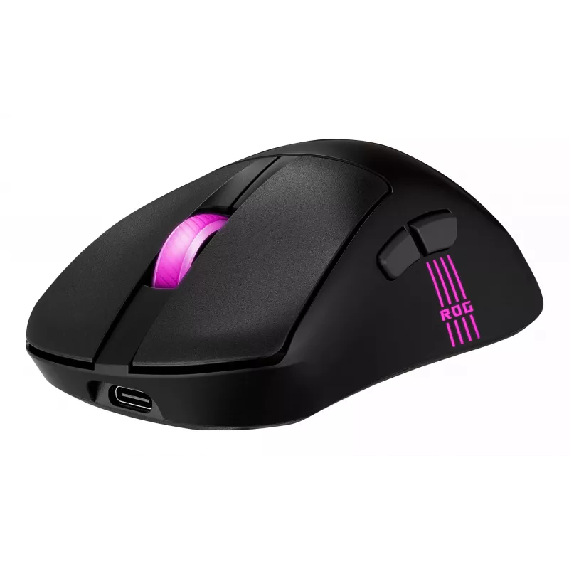 ASUS ROG Keris II Origin BLK mysz Gaming Praworęczna RF Wireless + Bluetooth + USB Type-A Optyczna 42000 DPI