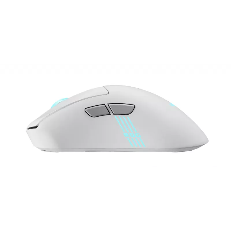 ASUS ROG Keris II Origin WHT mysz do gier Praworęczna RF Wireless + Bluetooth + USB Typ-A Optyczna 42000 DPI