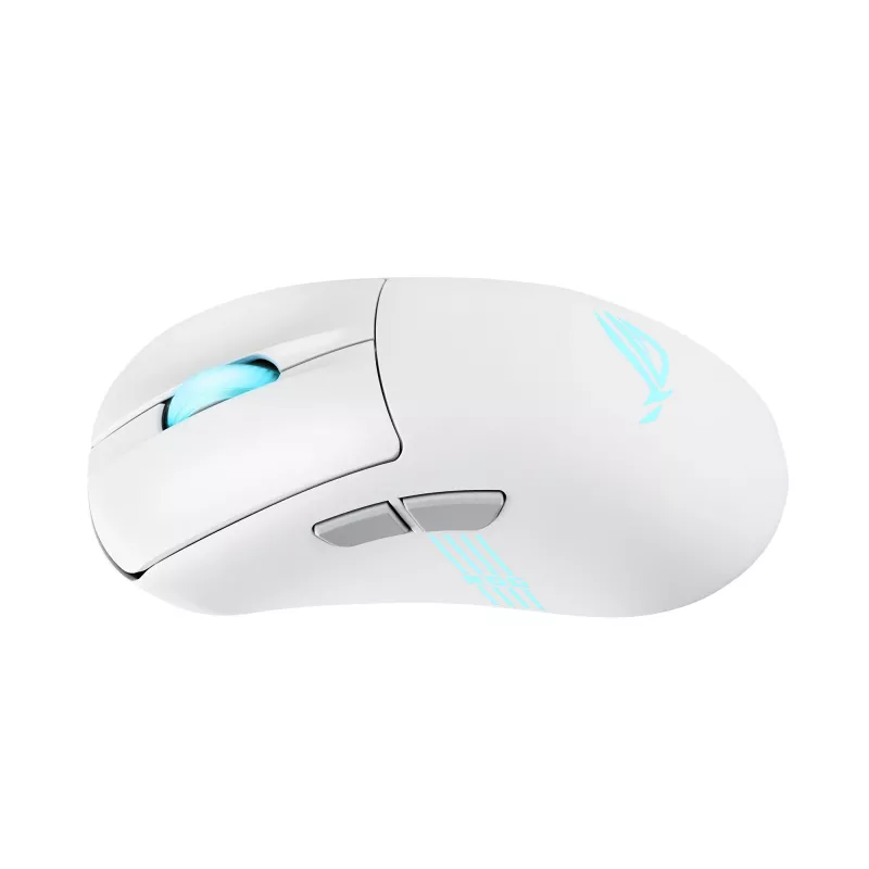ASUS ROG Keris II Origin WHT mysz do gier Praworęczna RF Wireless + Bluetooth + USB Typ-A Optyczna 42000 DPI