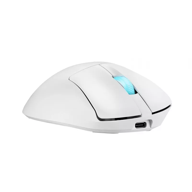 ASUS ROG Keris II Origin WHT mysz do gier Praworęczna RF Wireless + Bluetooth + USB Typ-A Optyczna 42000 DPI