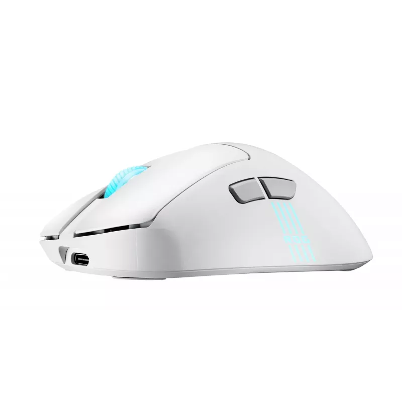 ASUS ROG Keris II Origin WHT mysz do gier Praworęczna RF Wireless + Bluetooth + USB Typ-A Optyczna 42000 DPI