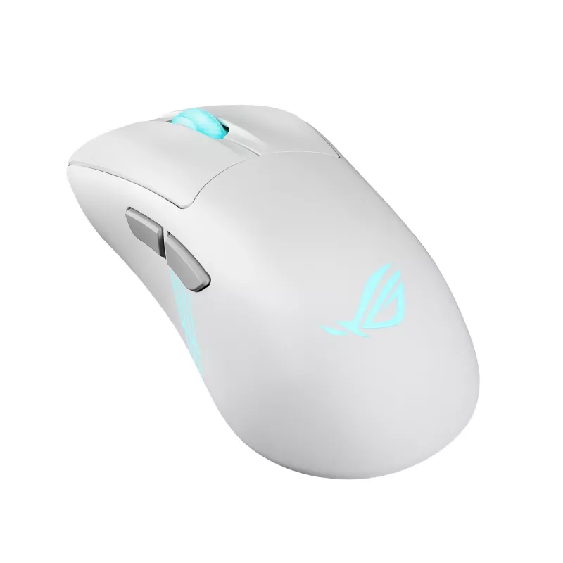 ASUS ROG Keris II Origin WHT mysz do gier Praworęczna RF Wireless + Bluetooth + USB Typ-A Optyczna 42000 DPI