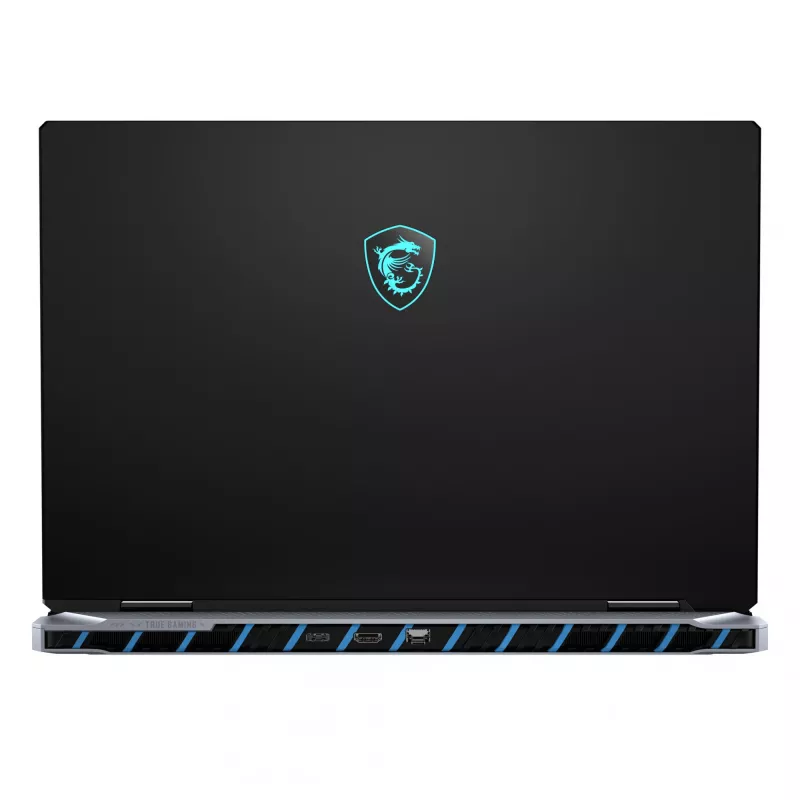 MSI Titan 18 HX AI A2XWIG-073 laptop Intel Core Ultra 9 285HX 45,7 cm (18 cali) UHD+ 64 GB DDR5-SDRAM 6 TB SSD NVIDIA GeForce RTX 5080 Wi-Fi 7 (802.11be) Windows 11 Pro Czarny