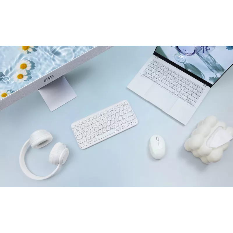 ASUS Fragrance MD101 mysz Dom Symetryczna RF Wireless + Bluetooth Optyczna 2400 DPI