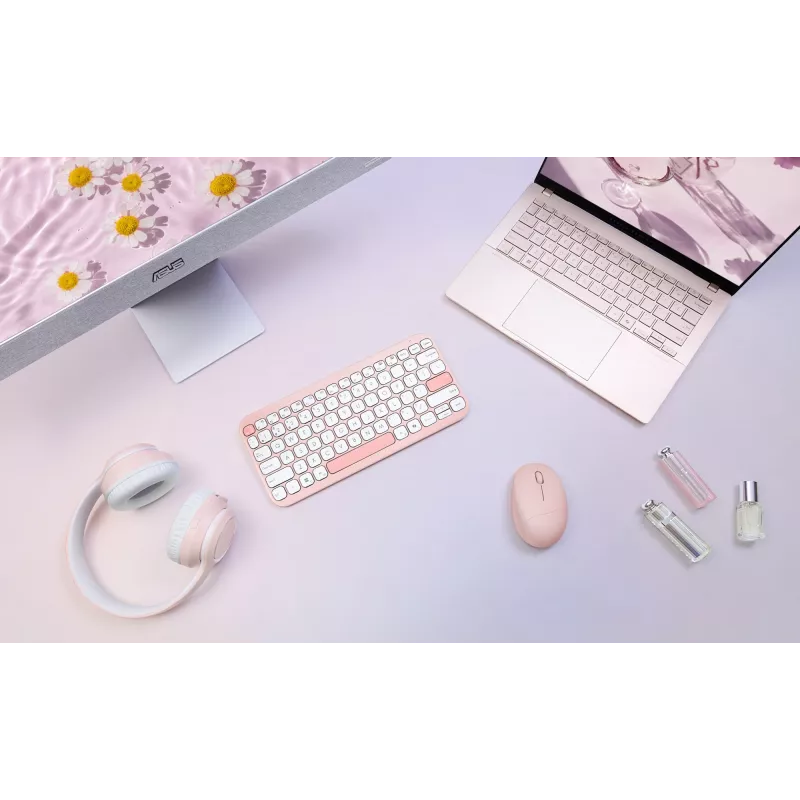 ASUS Fragrance MD101 mysz Domowa Symetryczna RF Bezprzewodowa + Bluetooth Optyczna 2400 DPI