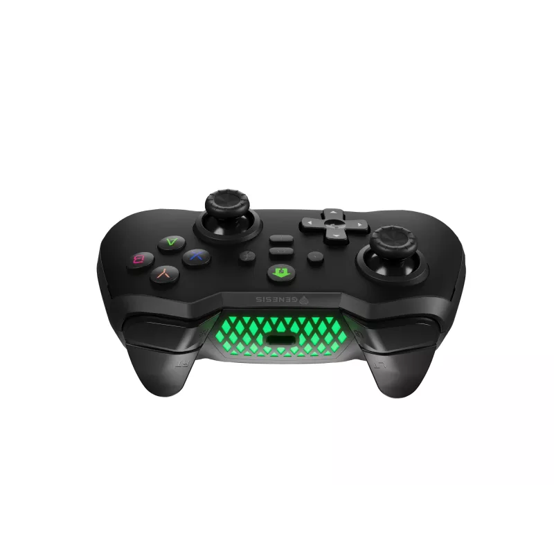 GENESIS Mangan 400 Czarny Bluetooth Gamepad Analog/Cyfrowy Android, MAC, Nintendo Switch, PC, iOS
