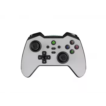 GENESIS Mangan 400 biały Bluetooth Gamepad Analogowy / Cyfrowy Android, MAC, Nintendo Switch, PC, iOS