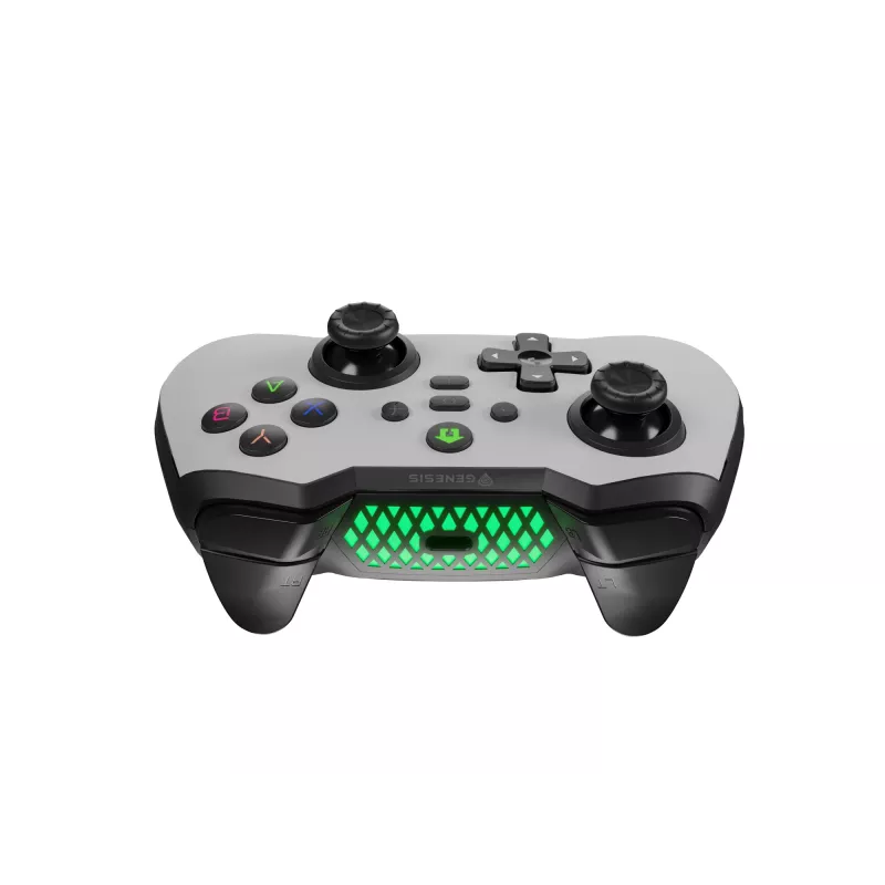 GENESIS Mangan 400 biały Bluetooth Gamepad Analogowy / Cyfrowy Android, MAC, Nintendo Switch, PC, iOS