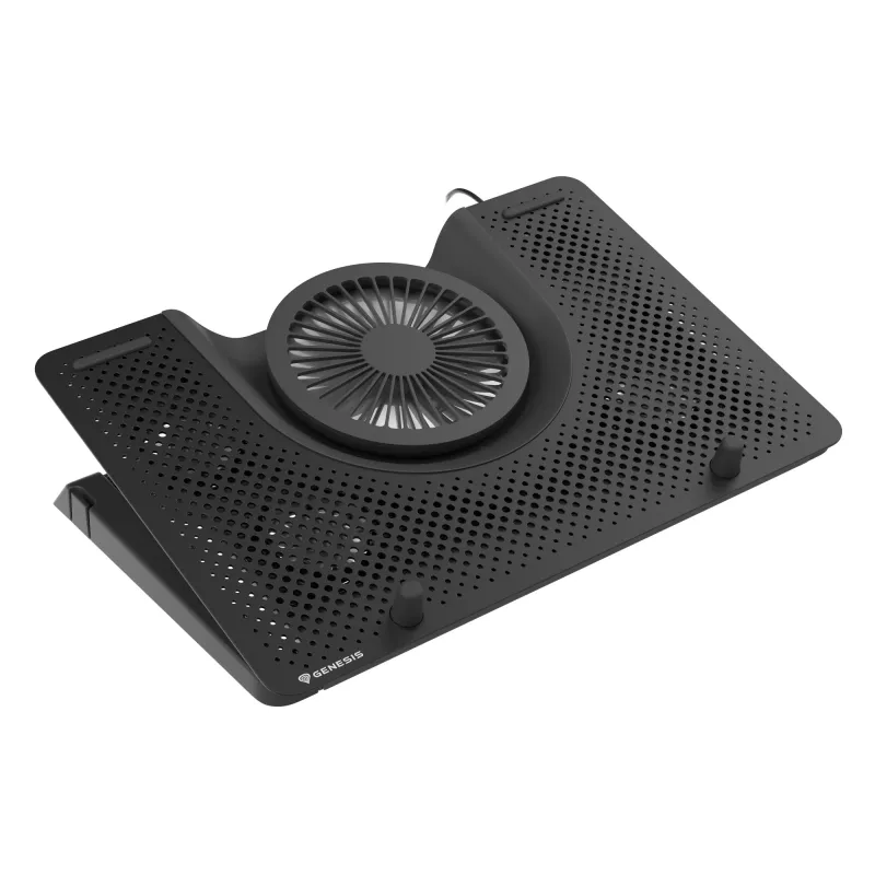 GENESIS Oxid 550 podkładka chłodząca do laptopa 43,9 cm (17,3 cala) 2800 RPM Czarny