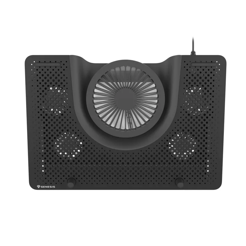 GENESIS Oxid 550 podkładka chłodząca do laptopa 43,9 cm (17,3 cala) 2800 RPM Czarny