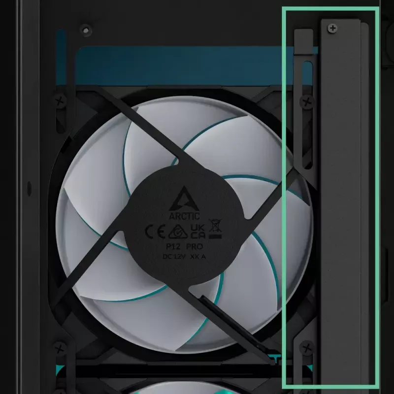 ARCTIC Xtender VG (Biały) Premium Obudowa PC E-ATX z pionowym montażem GPU
