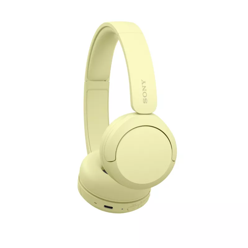 Sony WHCH520Y.CE7, Bezprzewodowe, Połączenia/Muzyka, 20–20000 Hz, 147 g, Zestaw słuchawkowy, Żółty