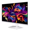 MSI MPG 321URXWDE monitor QD-OLED 80 cm (31,5 cala) 3840 x 2160 pikseli 4K Ultra HD Biały