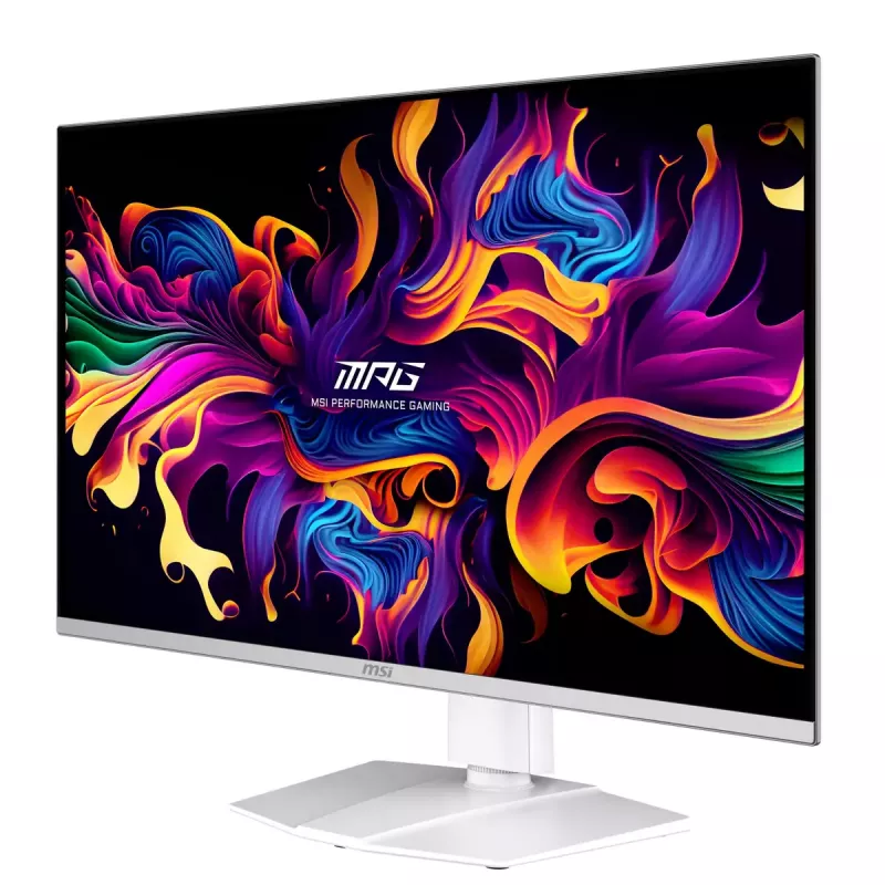 MSI MPG 321URXWDE monitor QD-OLED 80 cm (31,5 cala) 3840 x 2160 pikseli 4K Ultra HD Biały