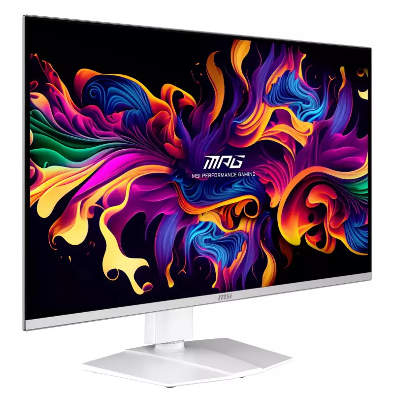 MSI MPG 321URXWDE monitor QD-OLED 80 cm (31,5 cala) 3840 x 2160 pikseli 4K Ultra HD Biały