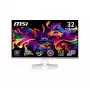 MSI MPG 321URXWDE monitor QD-OLED 80 cm (31,5 cala) 3840 x 2160 pikseli 4K Ultra HD Biały