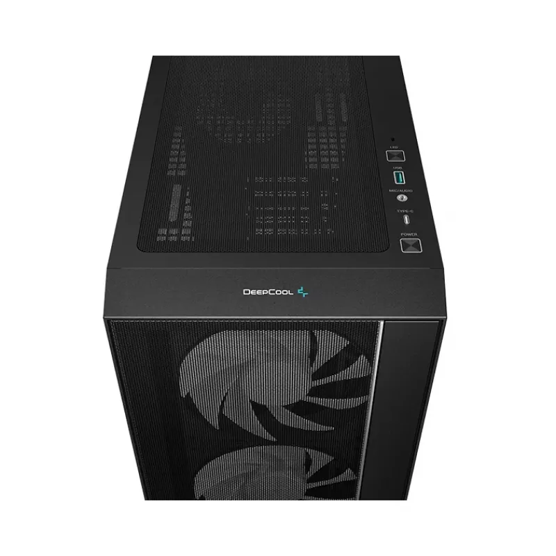Obudowa PC DeepCool MATREXX 55 MESH V4 C Midi Tower Czarna — ATX, Szkło hartowane, Mesh na przodzie, USB-C