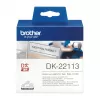 Brother Clear Continuous Film Tape, Czarny na przezroczystym, DK, Przezroczysty, Termotransfer bezpośredni, Chiny, 5 lat