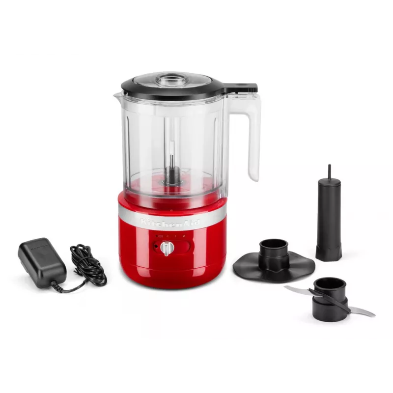 Elektryczny siekacz do żywności KitchenAid 5KFCB519EER 1.19L 24W Przezroczysty Czerwony