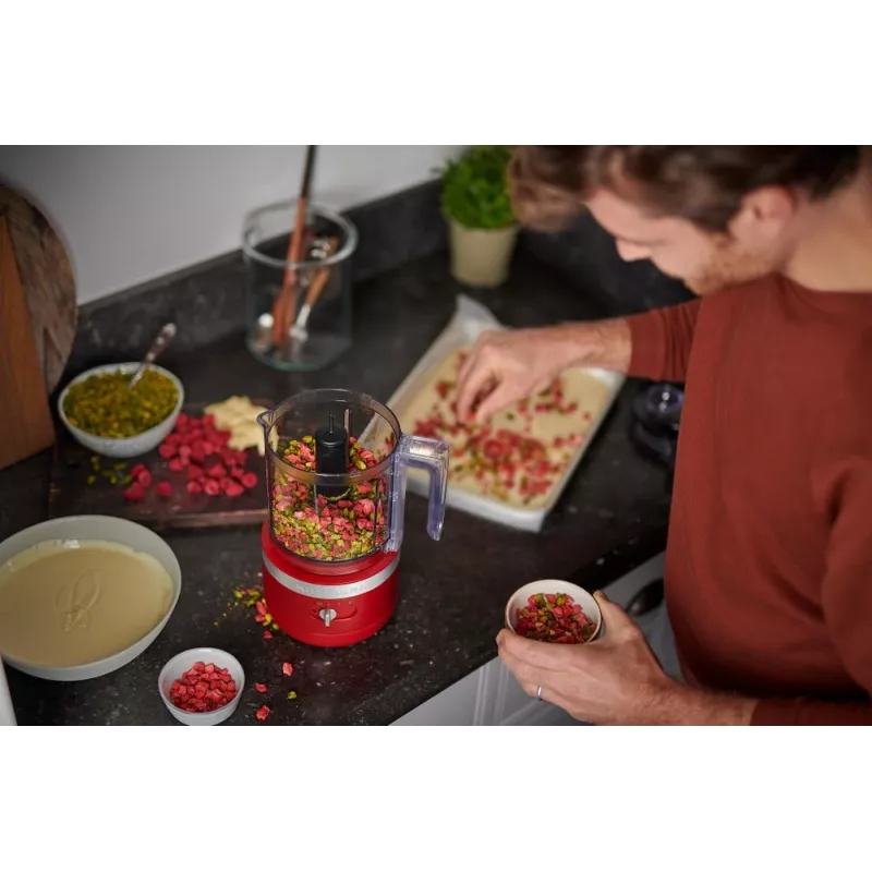 Elektryczny siekacz do żywności KitchenAid 5KFCB519EER 1.19L 24W Przezroczysty Czerwony