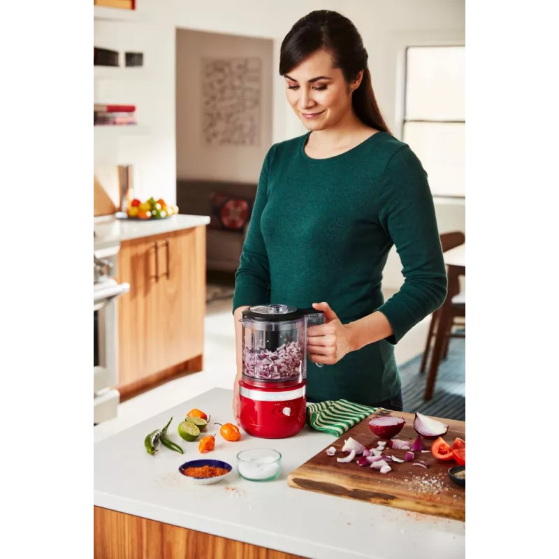 Elektryczny siekacz do żywności KitchenAid 5KFCB519EER 1.19L 24W Przezroczysty Czerwony