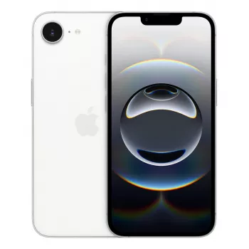 Smartfon Apple iPhone 16e — wyświetlacz 6,1 cala (15,5 cm), A18, 512 GB, Dual SIM, 5G, 48 MP tył, Biały