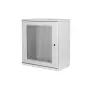 DIGITUS szafa wisząca 12U, SOHO, niezmontowana 595x540x400 mm, przednie drzwi perforowane, szara