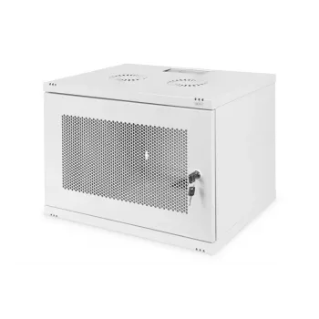 DIGITUS 7U szafka wisząca SOHO niezmontowana 370x540x400 mm perforowane drzwi przednie szary