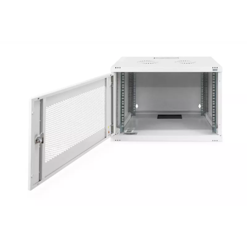 DIGITUS 7U szafka wisząca SOHO niezmontowana 370x540x400 mm perforowane drzwi przednie szary