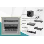 DIGITUS 10in zestaw sieciowy - szafa 6U czarna półka PDU przełącznik 8-portowy panel krosowy CAT6