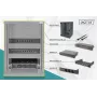 DIGITUS 10in sieciowy bundle incl. 9U cabinet Czarny shelf PDU 8-port switch CAT6 patch panel