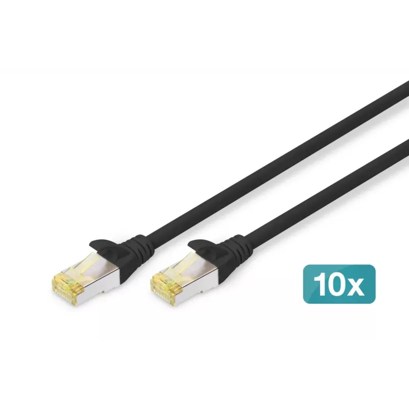 DIGITUS 10in sieciowy bundle incl. 9U cabinet Czarny shelf PDU 8-port switch CAT6 patch panel
