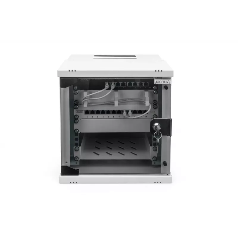 DIGITUS 10IN 6U szafka wisząca – SOHO PRO 325 x 315 x 300 mm szary