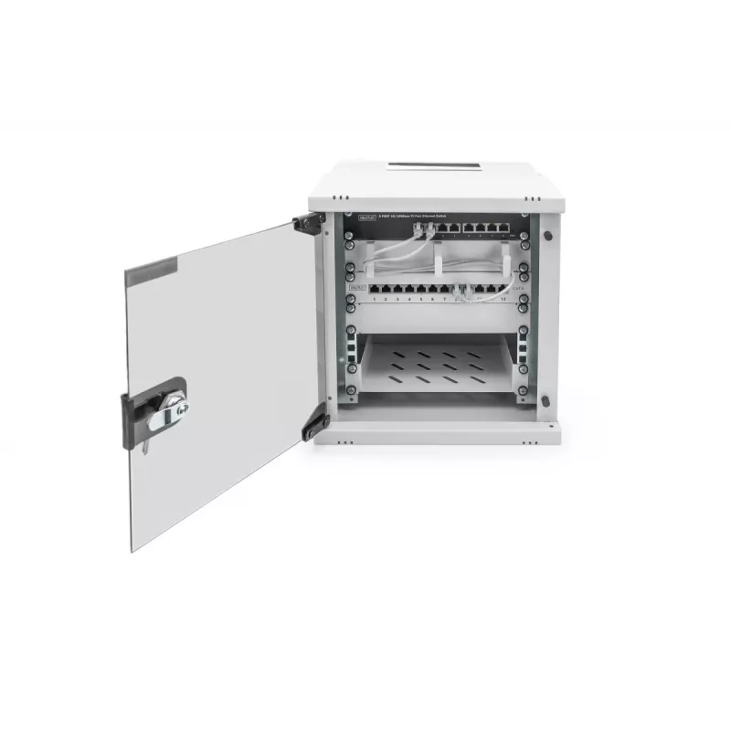 DIGITUS 10IN 6U szafka wisząca – SOHO PRO 325 x 315 x 300 mm szary