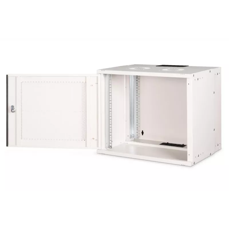 DIGITUS 19-calowa 9U szafka ścienna SOHO Pro drzwi perforowane 460 x 540 x 400 mm niezmontowana szara