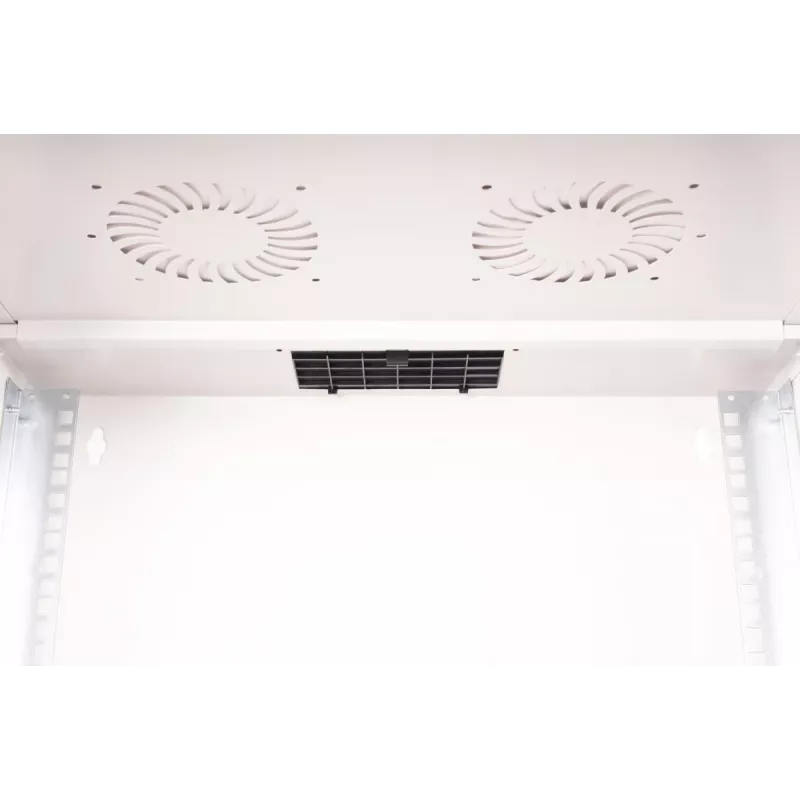 DIGITUS 19-calowa 9U szafka ścienna SOHO Pro drzwi perforowane 460 x 540 x 400 mm niezmontowana szara