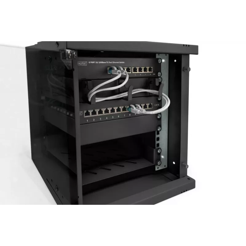 DIGITUS 10IN 6U szafa wisząca - SOHO PRO 325 x 315 x 300mm czarna