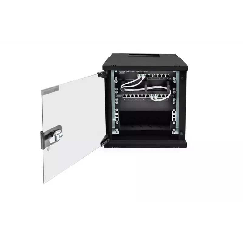 DIGITUS 10IN 6U szafa wisząca - SOHO PRO 325 x 315 x 300mm czarna
