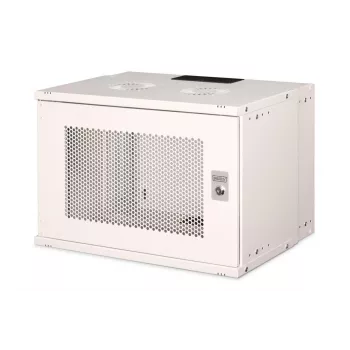DIGITUS 19-calowa 7U szafa wisząca - SOHO Pro drzwi perforowane 370 x 540 x 400mm niezmontowana szara