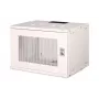 DIGITUS 19-calowa 7U szafa wisząca - SOHO Pro drzwi perforowane 370 x 540 x 400mm niezmontowana szara
