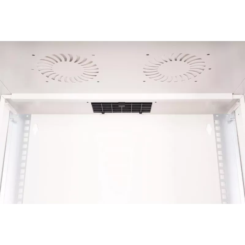 DIGITUS 19-calowa 12U szafka wisząca SOHO Pro drzwi perforowane 595 x 540 x 400mm niezmontowana gr