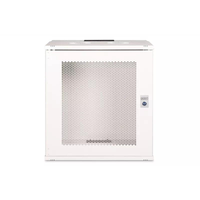 DIGITUS 19-calowa 12U szafka wisząca SOHO Pro drzwi perforowane 595 x 540 x 400mm niezmontowana gr